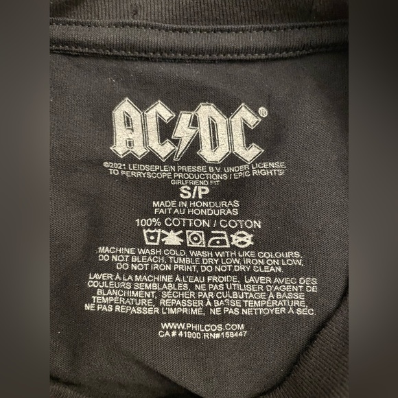 AC⚡️DC HIGHWAY TO HELL LONG SLEEVE T-SHIRT (SMALL,MEDIUM,LARGE) (NEW) - Picture 8 of 13